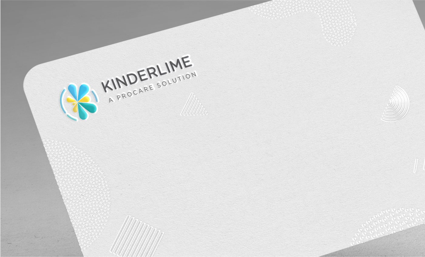 Kinderlime business card detail